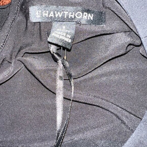 41 Hawthorn Black Sleeveless Keyhole Tie-Back Blouse Womens Top NWT - Picture 5 of 9
